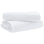 vidaXL Couettes et duvets Blanc 135 x 220 cm Bas