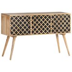 vidaXL Buffet 118x35x75 cm Bois de manguier massif