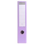 Classeur À Levier Pvc A4 Dos De 70mm. - Lilas - X 10 - Exacompta