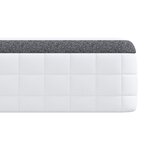vidaXL Matelas 2 Pièces Blanc  Gris 60 x 200 cm Tissu tricoté