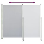 vidaXL Auvent latéral rétractable de patio 160 x 300 cm Gris
