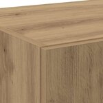 vidaXL Haut Armoire chêne artisanal 70 x 42.5 x 185 cm