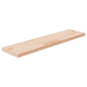vidaXL Panneau d'étagère 80x20x2 5 cm Bois de chêne massif non traité