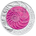 Pièce de monnaie 25 euro Autriche 2012 argent et niobium BU – Bionique