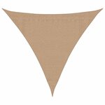 vidaXL Voile d'ombrage 160 g/m² Taupe 3 6x3 6x3 6 m PEHD