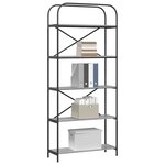 vidaXL Étagère Sonoma gris 80 x 30 x 183 cm Bois d'ingénierie