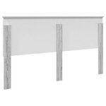vidaXL Tête de lit Gris Sonoma 200 cm Bois d'ingénierie