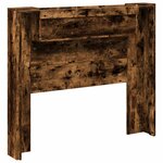 vidaXL Tête de lit Chêne fumé 120 x 16 5 x 103 5 cm Bois d'ingénierie
