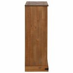 vidaXL Armoire à vin HALDEN avec casiers à vin porte coulissante pin