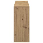 vidaXL Buffet chêne artisanal 120 x 30 x 75 cm Bois d'ingénierie