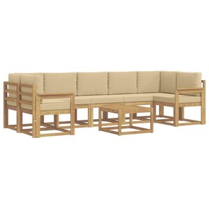 vidaXL Ensemble de canapés d'extérieur 6 Pièces