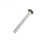Lot de 10 pitons fixes d'ancrage droit - Diam 8 x 80 mm