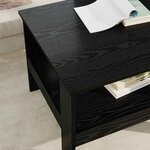 vidaXL Table basse Chêne noir 57 x 55 x 45 cm Bois d'ingénierie