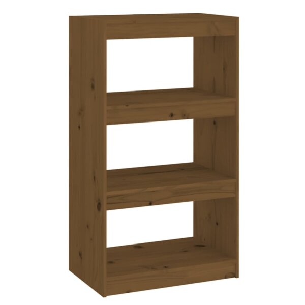 vidaXL Bibliothèque/Séparateur de pièce Marron miel 60x30x103 5 cm Pin