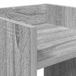 vidaXL Support de Plante Sonoma gris 30 x 30 x 60 cm Bois d'ingénierie