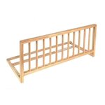 Barrière de Lit Bois Nature120 CM - Sécurité pour Bébé