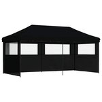 vidaXL Tente de fête 292 x 580 x 315 cm Noir Tissu Oxford
