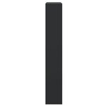 vidaXL Armoire à chaussures noir 80x21x125 5 cm bois d'ingénierie