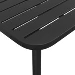 vidaXL Table de jardin anthracite 100x100x71 cm acier
