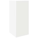 vidaXL Table d'appoint avec étagère blanc 25 5x27x60 cm