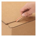 Caisse carton brune simple cannelure montage instantané fermeture adhésive raja 16x13x7 cm (lot de 20)