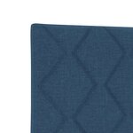 vidaXL Tête de Lit en Tissu avec tête de lit Bleu 90 cm tissu