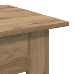 vidaXL Table basse chêne artisanal Bois d'ingénierie