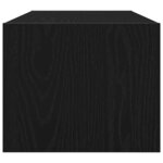 vidaXL Meuble TV 2 Pièces chêne noir 80x31x25 5 cm bois d'ingénierie