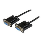 Startech.com câble null modem série db9 rs232 de 2m - cordon série db9 vers db9 - f/f - noir