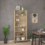 vidaXL Buffet haut Chêne sonoma Bois d'ingénierie