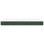 vidaXL Matelas de lit à ressorts ensachés 100x210x20 cm velours