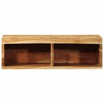 VidaXL Meuble TV mural 60x30x19 cm bois massif d'acacia