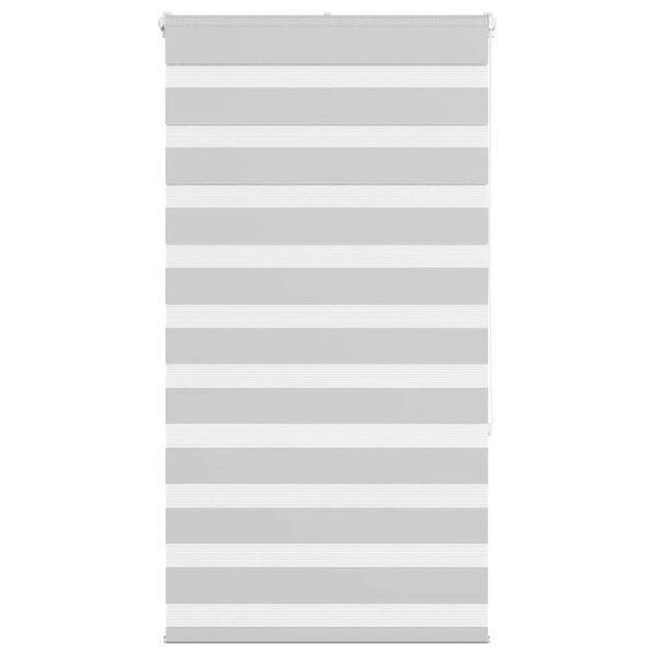 vidaXL Store zèbre gris clair largeur du tissu 65 9 cm polyester