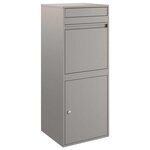 vidaXL Boîte de dépôt de colis Rouillé 41 x 38 x 103 cm