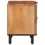 vidaXL Cabinet de chevet Marron 40 x 33 x 46 cm Bois de mangue massif