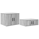Armoire de rangement vidaXL Gris Sonoma 103x41x40 cm en bois aggloméré