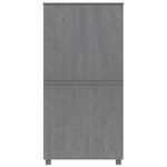 vidaXL Garde-robe HAMAR Gris foncé 89x50x180 cm Bois massif de pin
