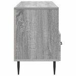 vidaXL Meuble TV Sonoma gris 102 x 34 5 x 50 cm Bois d'ingénierie