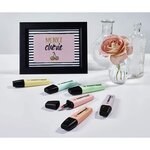 Surligneur BOSS ORIGINAL Pastel pointe Biseau 2 - 5 mm Poudre de Gris STABILO