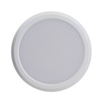 Plafonnier led rond - double fixation - cons. 6w - 800 lumens - blanc neutre