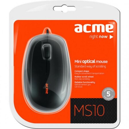 Souris filaire Acme MS10 USB (Noir)