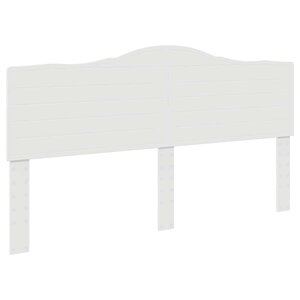 vidaXL Tête de lit avec tête de lit Blanc 180 cm Bois d'ingénierie