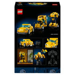 Set LEGO® Icons Transformers Bumblebee (10338) - Construction Détail du Robot Culte des Années 1980