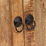 vidaXL Buffet avec étagères en bois de manguier massif 65x30x180 cm