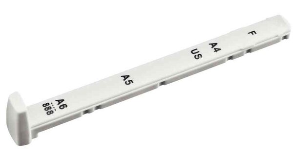 Réglette Nexxt pour perforateur Nexxt 5005 5008 5038 et 5138 Gris clair LEITZ