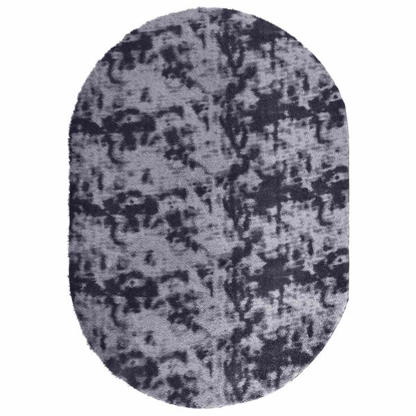 vidaXL Tapis Shaggy à poils longs NAVARRA gris foncé 300x200 cm