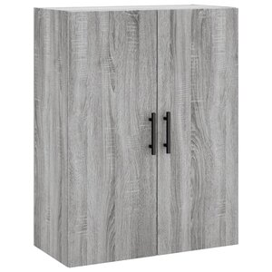 vidaXL Armoire murale sonoma gris 69 5x34x90 cm