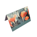 Calendrier de Poche Pliable 2024 - 15 x 10.5 cm - Fleurs