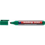 Marqueur Permanent 330 Vert Pointe Biseautée 1-5 mm x 5 EDDING