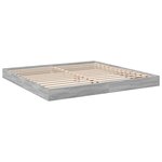 vidaXL Cadre de lit sonoma gris 180x200 cm bois d'ingénierie